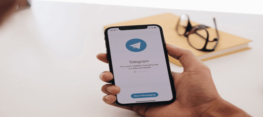 برنامه تلگرام در گوشی