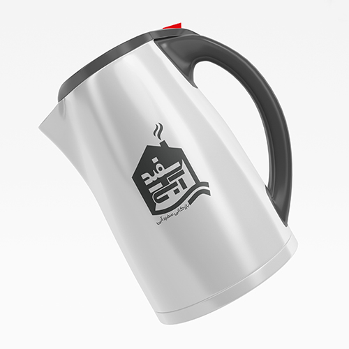 طراحی لوگو بازرگانی سفید آبی